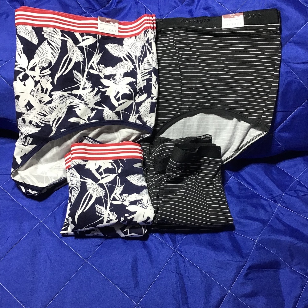 6 pairs Lane Bryant briefs 26/28. NWT